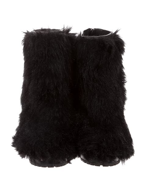 Chanel Fantasy Faux Fur Boots 